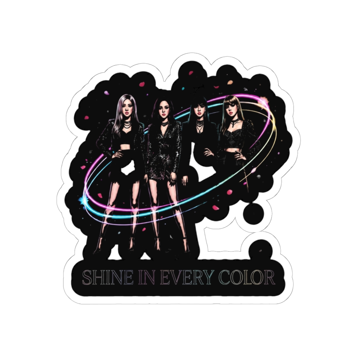 Blackpink K-Pop Shine Fashion Art Print Sticker