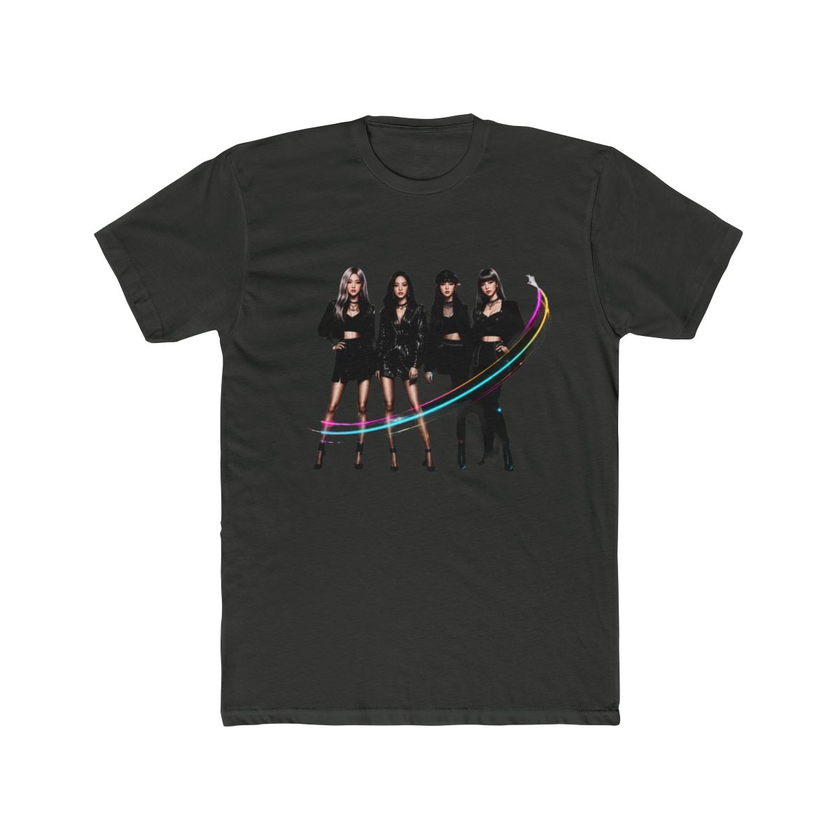 Blackpink K-Pop Shine Fashion Art Print T Shirt - alternate angle 5, merchandise