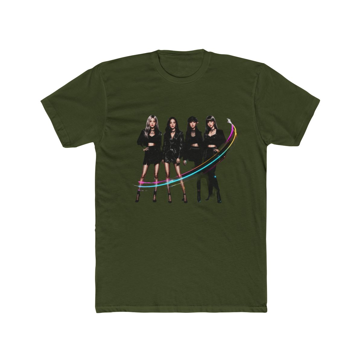 Blackpink K-Pop Shine Fashion Art Print T Shirt - alternate angle 4, merchandise