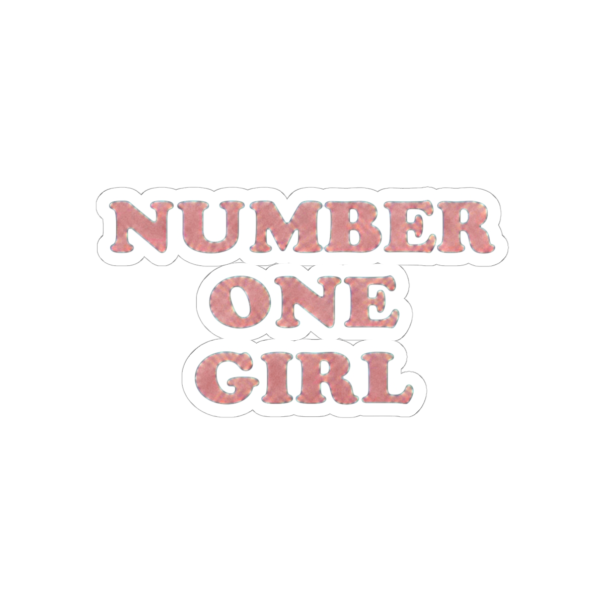 ROSE BLACKPINK Number One Girl Single Fans Classic Round Sticker