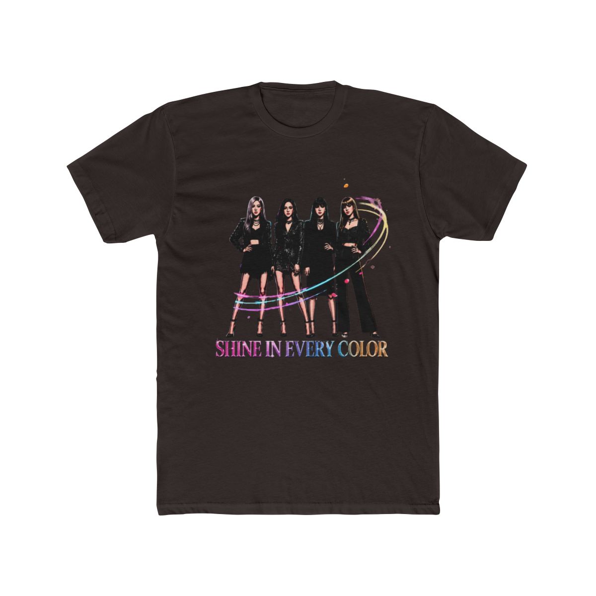 Blackpink K-Pop Shine Fashion Art Print T Shirt - alternate angle 4, merchandise