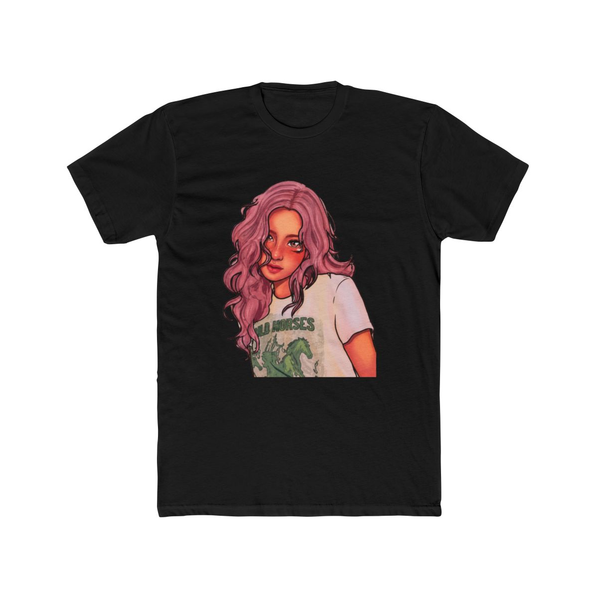 Rose blackpink T Shirt - alternate angle 2, merchandise